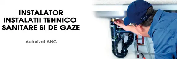 Curs Instalator instalații tehnico-sanitare și de gaze