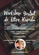 Workshop de citire rapida cu Connie Larkin