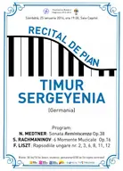 Recital de pian Timur Sergeyenia