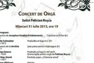 Recital de orga cu Felician Rosca la final de festival baroc