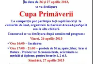 Cupa Primaverii la inot