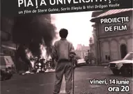 Piata Universitatii - Proiectie de film in Aula Magna