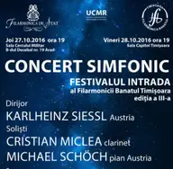 Concert simfonic in cadrul Festivalului International de Muzica Noua Intrada