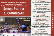 Credinta si profesia @ Serie de intalniri in domeniul Stiinte Politice si Comunicare