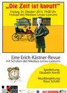 „Die Zeit ist kaputt – Eine Erich-Kästner-Revue”