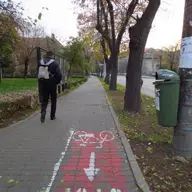 Pista bicicleta - Bulevardul Mihai Viteazu