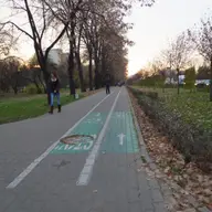 Pista bicicleta - Bulevardul Vasile Parvan