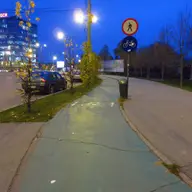 Pista bicicleta - Piata Consiliul Europei
