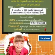 BACK TO SCHOOL - Concurs Facebook