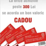 Bonuri valorice cadou de la Adam's by Secuiana!