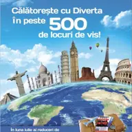 Diverta anunta lansarea conceptului de VACANŢE şi CALATORII!