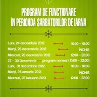 PROGRAM DE SARBATORI