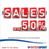 Reduceri de pana la 50% la INTERSPORT!