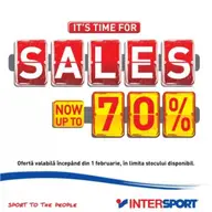 Reduceri de pana la 70% la INTERSPORT!