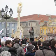 Miting impotriva exploatarii gazelor de sist prin fracturare hidraulica