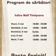 PROGRAM DE SARBATORI