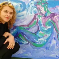 Pictorita Claudia Mandi - invitata la un festival cultural din Napoli