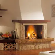Montaj seminee, placari cu piatra naturala