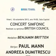 Concert Simfonic Medalion Benjamin Britten