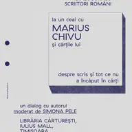La un ceai cu Marius Chivu si cartile lui
