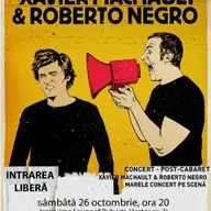 Concert Post Cabaret Xavier Machault & Roberto Negro