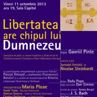 Libertatea are chipul lui Dumnezeu