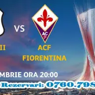 Meciul Pandurii - Fiorentina, vizionat la Club Poseidon