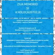 Concert cu ocazia Zilei Memoriei si a Holocaustului