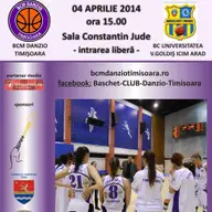 BCM Danzio Timisoara - BC Universitatea Vasile Goldis ICIM Arad