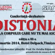 Conferinta medicala „Distonia, boala corpului care nu te mai asculta” (editia a-III-a)