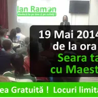 Seminar Gratuit! Seara ta de vindecare cu Maestrul Ian Ramon