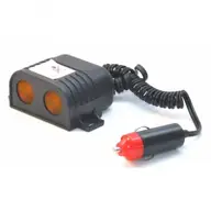 Priza dubla bricheta 12-24V cu prelungitor