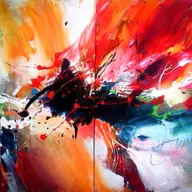 "Viu & Pasional" cu Dan Bunea - expozitie de pictura abstracta