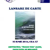 Lansare de carte: Sansa si determinare