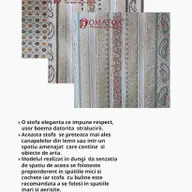 Stofa tapiterie cu model