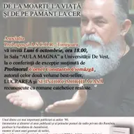 Conferinta si lansare de carte - Cornel Constantin Ciomazga