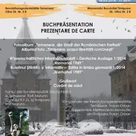 Prezentare publicatii Memorialul Revolutiei Timisoara