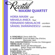 Recital Maxim Quartet
