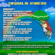 Workshop-uri in Timisoara pentru parinti, bunici, cadre didactice