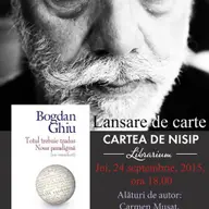 Lansare de carte Bogdan Ghiu: Totul trebuie tradus. Noua paradigma (un manifest)