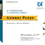 Andrei Plesu sustine conferinta ”O introducere la problema mortii”