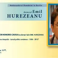 Decernare DHC si lansare de carte - dl. Emil Hurezeanu