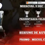 Echipa de rugby Timisoara Saracens RCM isi prezinta cele trei trofee castigate in acest an