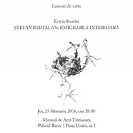 Lansare de carte Stefan Bertalan: Emigrarea Interioara