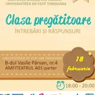 Conferinta „Clasa pregatitoare – intrebari şi raspunsuri”, sustinuta de Andrada Sorca
