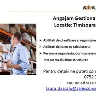 Angajam Gestionar (fara experienta)
