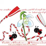 Petrecere creativa pentru parinti si copii de Martisor cu Buburuza si Ghiocel