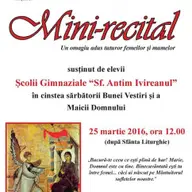 Mini-recital de Buna Vestire