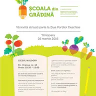 Școala din Gradina - Ziua Portilor Deschise Waldorf Timisoara