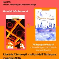 Parintele Constantin Necula - Dubla lansare de carte: „Duminici de fiecare zi” si „Pedagogia povestii"